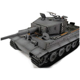 Fjernstyret 1/16 RC Tiger I - grey med BB-kugler, røg og lyd
