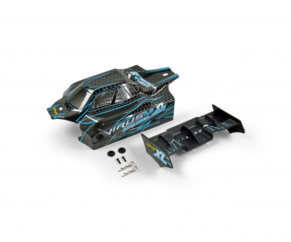 1:8 Body parts Virus XL black/turquoise - 500801035 - Carson
