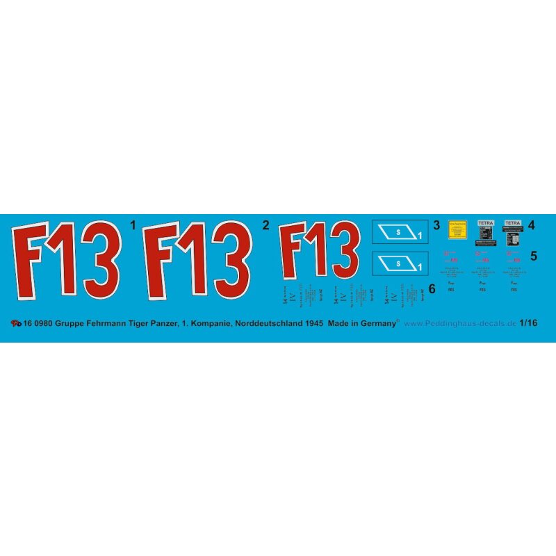 1. Komp Gruppe Fehrmann Fw. Bellof Norddeutschland 1945