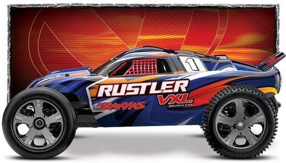 Traxxas Rustler VXL - ekstrem hurtig stadium truck