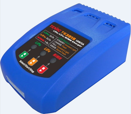 TenRC3018 - LiPo, NiMh, LiFe - hurtig økonomilader - 3 amp