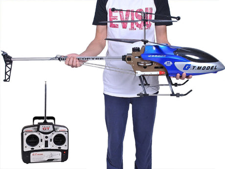 Kæmpe fjernstyret helicopter på 130 cm