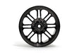 8 Spoke Wheel Black Chrome (83X56Mm/2Pcs)