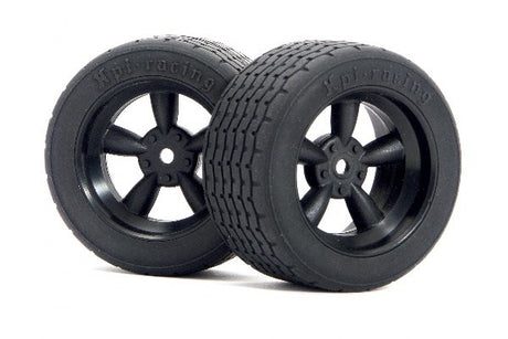 Vintage 5 Spoke Wheel 31Mm (Wide) Black 6Mm Offset