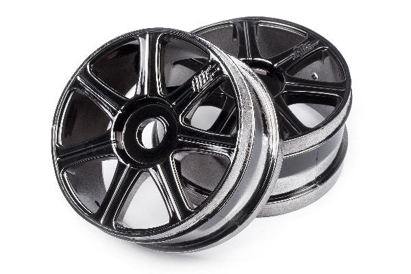 Hb Edge Wheel (Black Chrome/2Pcs)