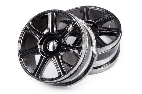 Hb Edge Wheel (Black Chrome/2Pcs)