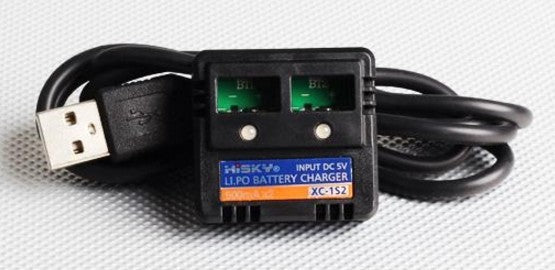3,7V LiPo lader til små batterier