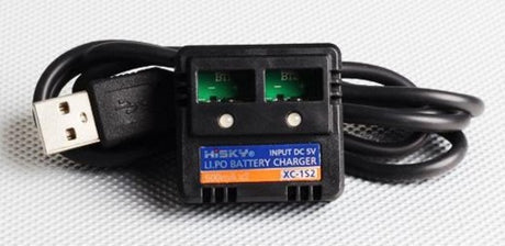 3,7V LiPo lader til små batterier