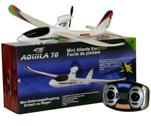 Aquila 70 - mini-begynder svævefly med motor - tilbud!