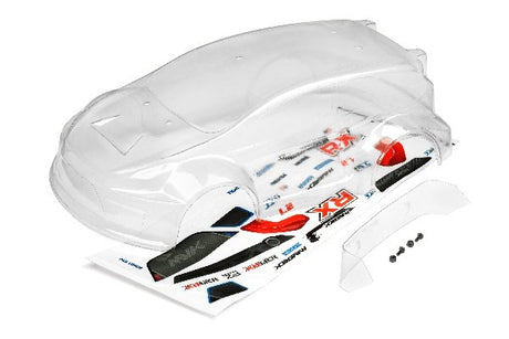 CLEAR RALLY BODY WITH DECALS (ION RX)