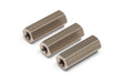 REAR CHASSIS BRACE HEX POSTS 16MM (3PCS)