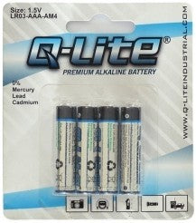 AAA batterier 1,5 V LR03-AAA-AM4