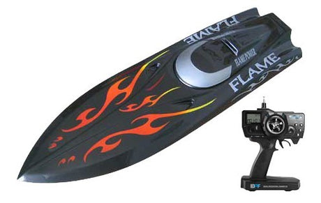 Flame 600BP RTR Brushless Vandkølet glasfiber båd