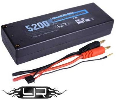 7,4V LiPo Power Pack 5200mAh 30C Yeah Racing*Ny model*