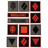 World of Tanks Zip hoodie with patches green, S