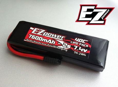 LiPo-batteri 7,4V 7600mAh Traxxas-stik