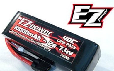 LiPo 7,4 10.000mAh Traxxas-stik
