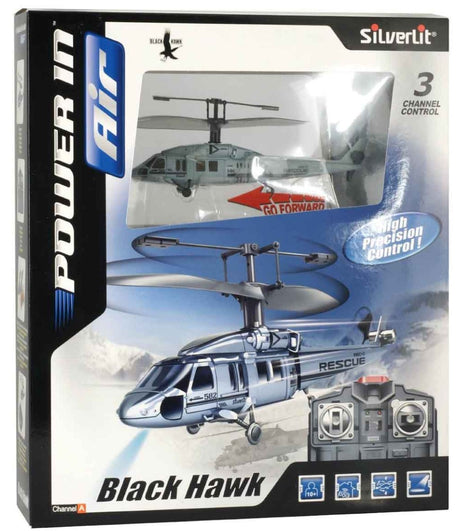Silverlit Black Hawk Fjernstyret helikopter 3 kanaler med Gyro