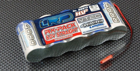LRP RX-pack 6.0v straight 4000mAh - JST