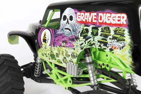 Axial SMT10 Grave Digger Monster Jam Truck 1/10th Scale Electric 4WD – RTR