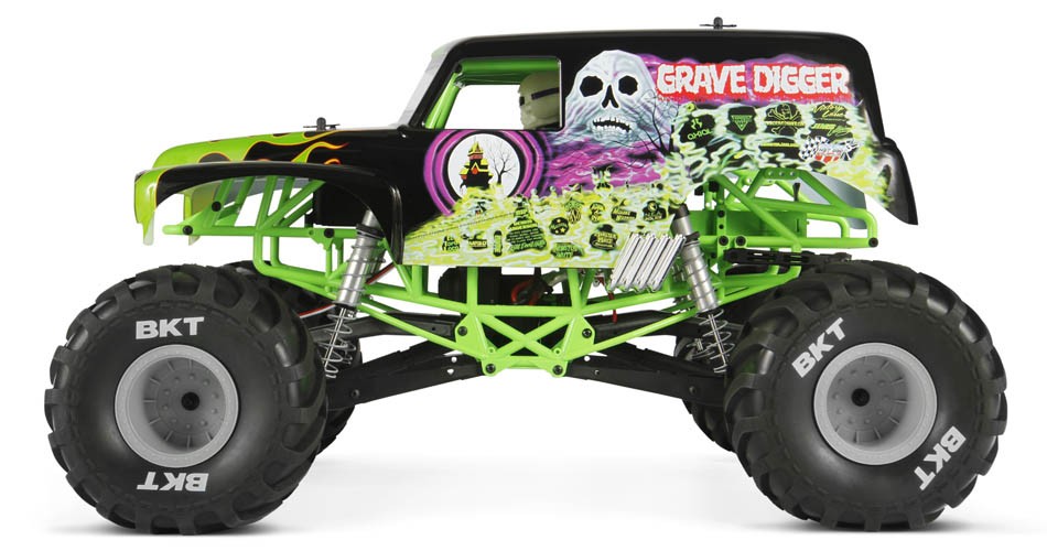 Axial SMT10 Grave Digger Monster Jam Truck 1/10th Scale Electric 4WD – RTR