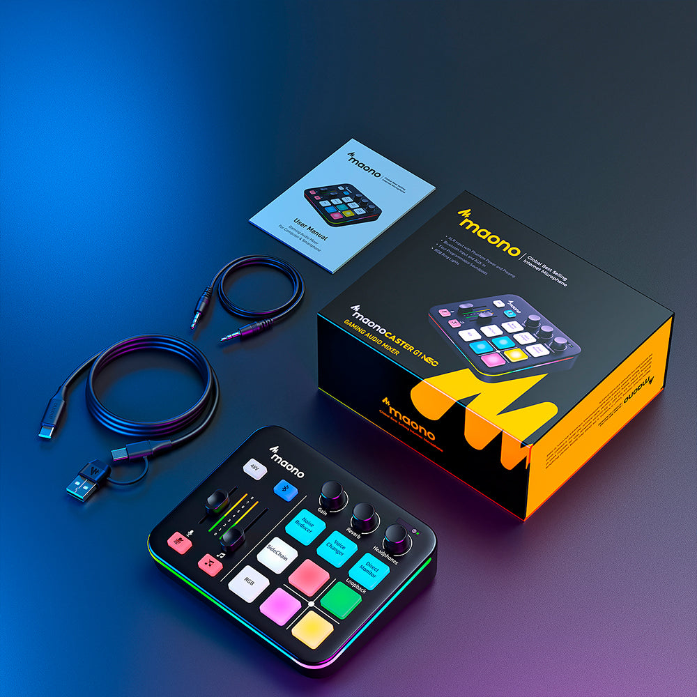 MAONO Maonocaster G1 NEO Audio Mixer For Game Streamer
