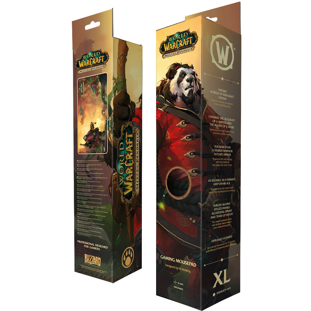 World Of Warcraft:  Pandaren With Lanterns, Mousepad, XL