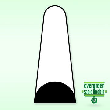 Evergreen 241 - Half-round (.06) 1.5x350mm(5)
