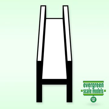 Evergreen 286 - H-beam (.188) 4.8x350mm (3)