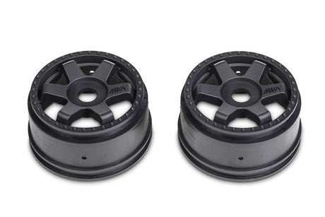 QuantumR Race Truck Wheel (Black/2pcs)