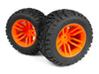 Mounted MixBlok Tire on XT Wheel (Orange/2pcs)