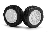 Sidepin SC Wheel/Tyre Set (White/Front/Rear)