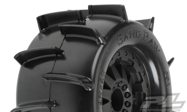 Sand Paw 2.8" (Traxxas Style Bead) Sand Tires Mounted