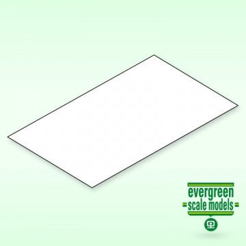 Evergreen 9107 - 8x21 Plain White Sheets 2.0mm (2)