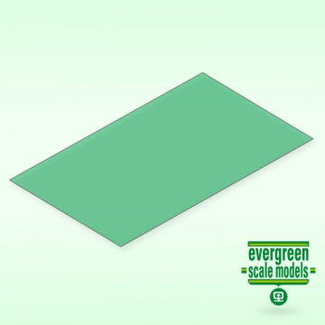 Evergreen 9903 - Green Transparent Sheet 0.25x150x300 mm (2)