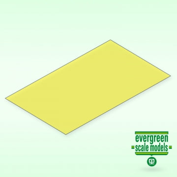 Evergreen 9904 - Yellow Transparent Sheet 0.25x150x300 mm (2)