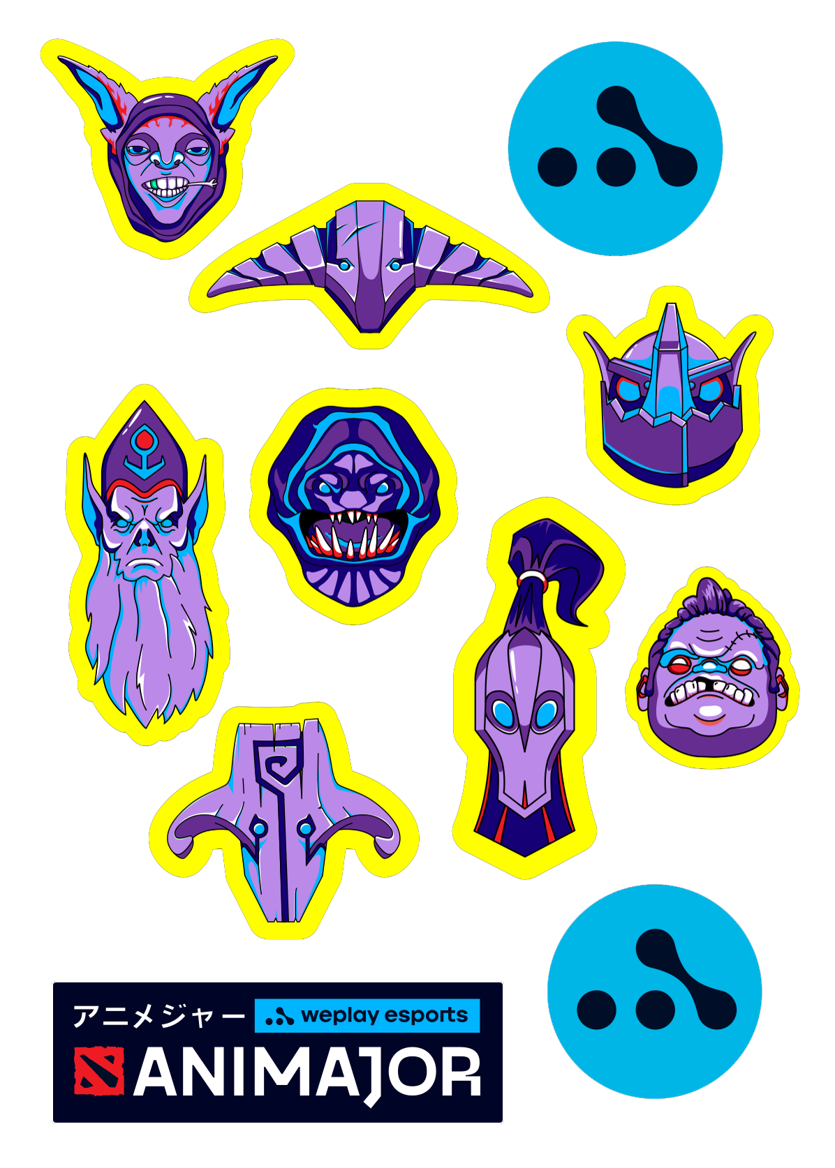 Animajor Dota 2 - Series 1 Sticker