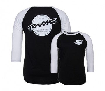 T-Shirt long sleeve Traxxas Sun Raglan White/Black L