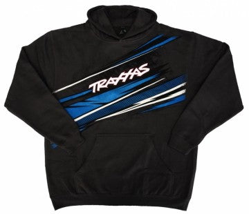 Hoodie Traxxas SST Charcoal with Blue/White Print Large