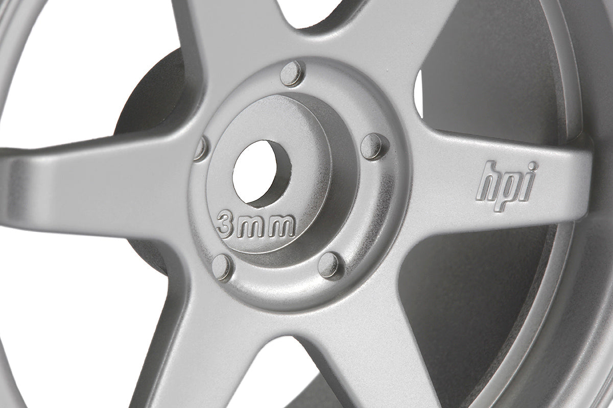 TE37 Wheel 26mm Matte Chrome (3mm Offset)