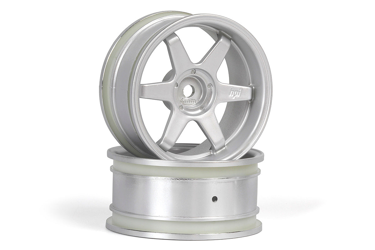 TE37 Wheel 26mm Matte Chrome (6mm Offset)
