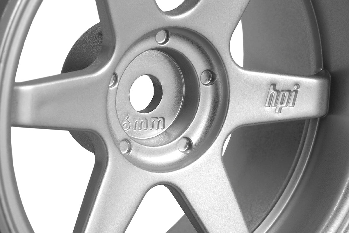 TE37 Wheel 26mm Matte Chrome (6mm Offset)