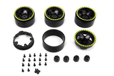 CL-5 Beadlock Wheel 1.2in (Green/4pcs)