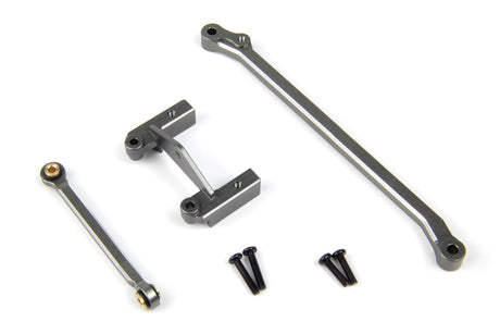 Aluminum Servo Mount & Steering Link Set(Gunmetal)