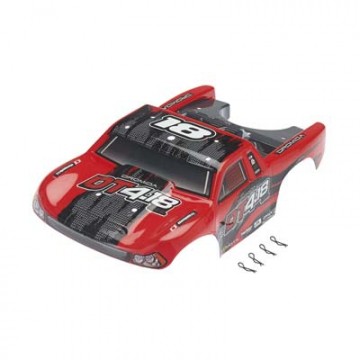 DROMIDA Body Red w/Decals DT 4.18 BL DIDC1099