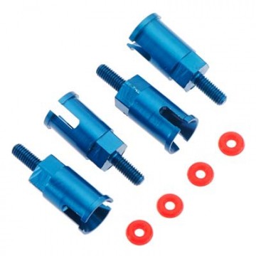 DROMIDA Aluminum Axle Set Blue BX MT SC 4.18 (4) DIDC1102
