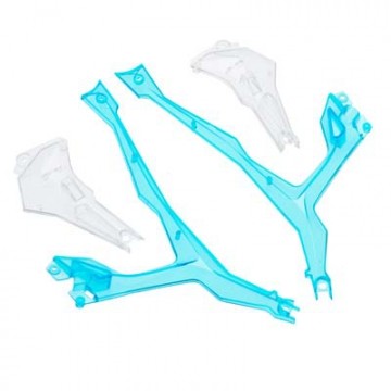 DROMIDA LED Arm Covers Blue Vista UAV/FPV DIDE1183
