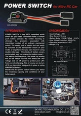 SKYRC vandtæt kontant ON/OFF NiMh/LiPo batterier