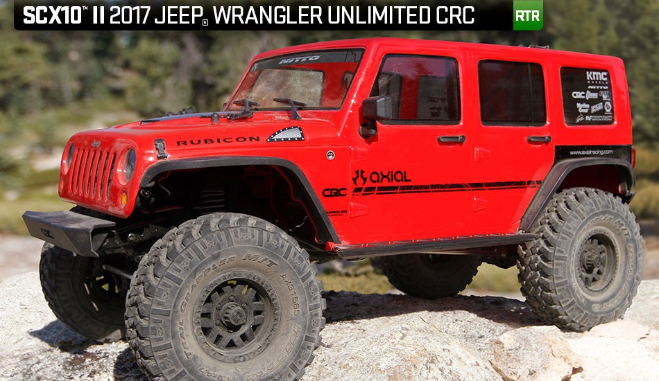 AXIAL SCX10™ II 2017 JEEP® WRANGLER 1/10 4WD RTR