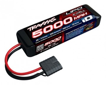 Traxxas 2842X Battery Li-Po 2S 7,4V 5000mAh 25C iD-Connector (Short)